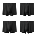 4 tk Suur suurus Aluspesu Meeste Alusp&uuml;ksid Hingavad Alusp&uuml;ksid Modal &Uuml;lem&otilde;&otilde;dulised Bokserid l&uuml;hikesed p&uuml;ksid 3XL 4XL 5XL 6XL 7XL 8XL 9XL 10XL 11XL 12XL 13XL 8XL black