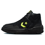 Converse Weapon CX Monster Clash Nahast Keskmise S&auml;&auml;rega Vintage Korvpallijalatsid Unisex Must 37 black