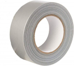 GTSE - Ruban adh&eacute;sif toil&eacute; - Duct tape Gaffer Argent&eacute; - 48 mm x 50 m - 1 rouleau - r&eacute;sistant,imperm&eacute;able - pour r&eacute;parer,fixer,as197