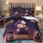Armas bubu voodipesu 2/3-osaline magamistoakomplekt, Lastekingitus Teismelised t&auml;iskasvanud Mikrokiud kaheinimesevoodi Voodikate lukuga Toa sisustus 200X200cm 3pcs
