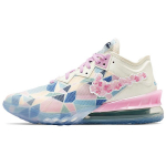 atmos x Nike LeBron 18 Low Sakura Unisex tossud Roosa Kahvatu-Iivo Hele-Arktiline-Roosa CV7562-101 42