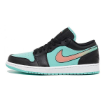 Air Jordan 1 Low SE GS Tropical Twist Laste tossud Sinakasroheline Must CV9844-301 36