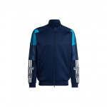 Adidas Originals Trefoil Re-Process k&uuml;lgtriibuga lukuga dressipluus meestele pealisr&otilde;ivad sinine HK7477 L