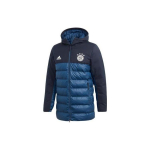 Adidas Bayern M&uuml;nchen Treeninglogo Prindiga T&otilde;mblukuga Kapuutsiga Puuvillane Jakk Meeste Jakk Sinine EB7564 S