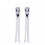 Halloweeni kummitus tuulekott lipp 40 tolli v&auml;litingimustes riputatav dekoor &otilde;udsed lendavad kummitused tuulekotid &otilde;ue terrassi aia teerajale puu dekoor 1pc