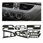 BMW Z4 E89 09-16 Must s&uuml;sinikkiust sise- ja v&auml;lisdekalid Glossy Carbon Texture 10-Piece Set