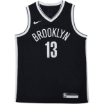Nike X NBA Noorte Brooklyn Nets James Harden Kiiresti kuivav Hingav Korvpallivorm Laste vormid Must 3Z2B7BZ2P-NYNJH S