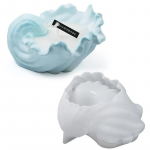 Ookeani stiilis teokarbikujulised k&uuml;&uuml;nla purgi silikoonvormid DIY k&auml;sitsi valmistatud l&otilde;hnastatud vaha ehtekarbi valmistusvorm kodu dekoor k&auml;sit&ouml;&ouml; A