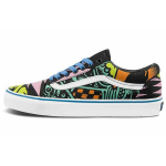 Vans Old Skool Seeria Retro Vabaaja Graffiti Madalad Rula Kingad Unisex tossud Must Mitmev&auml;rviline VN0A5AO9452 36