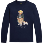 Polo Ralph Lauren Puuvillane Pikkade Varrukate Ikoonilise Karuga T-s&auml;rk Laste topp CWPOTSHY8021181-410 M gray