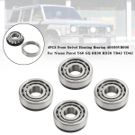4 tk Esimene p&ouml;&ouml;rlev korpuselaager 40030VB000 Nissan Patrol Y60 GQ RB30 RD28 jaoks