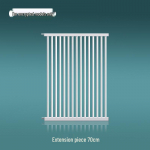 Turvaline kassikindel siseruumide lemmikloomat&otilde;ke: Kr&uuml;pteeritud, K&otilde;rgendatud Aed&mdash;Punch-Free Disain Kassidele ja Koertele, Ideaalne R&otilde;dudele ja Vaheseintele. Height 105cm, Gap 3.5cm, Automatic