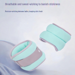 Kaalutud liivakott-s&auml;&auml;rised jooksmiseks, tantsimiseks ja j&otilde;utreeninguks - N&auml;htamatud pahkluu-/randmeraskused 1KG*2 Pair sinine