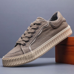 Moodsad madalad Korea trendi spordivulganiseeritud meeste kingad Vabaaja l&otilde;uendist kerged mokassiinid Meeste tossud Sapatos Formais Masculinos SS24805 38 hall v&auml;rv