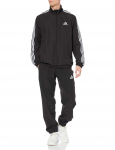 Adidas Kootud dressipluus Suurus XL Meeste 3-triibuline komplekt, Pealmine osa must/valge, Alumine osa must/valge (GK9950),