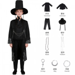 Laste Poisid Kpop Deemonik&uuml;tid Jinu Cosplay Rollim&auml;ngu Kost&uuml;&uuml;m Saja Poiste Jakk M&uuml;ts Lastele Fantaasia Varustus Halloween 100