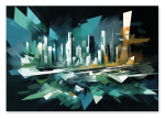 Plakat abstrakcja street art 30x40 cm