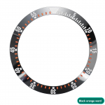 Keraamiline v&auml;limine raamiring Seiko SKX007 kellale Kallutatud raamisuu 5-55 Raam 38x30,7mm Digitaalse skaalaga r&otilde;ngas Kellatarvikud 38x30.7mm