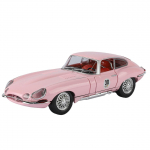 1/24 Jaguar E-type Sulamist Klassikaline Luksuslik Spordauto Mudel Valatud Metallist Retro Vanad S&otilde;idukid Auto Mudel Heli Valgustus Simulatsioon Laste M&auml;nguasi Kingitus roosa