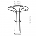 90cm/120cm/150cm/180cm/210cm Taimetoed Viinapuu ronimisraam potitaimedele Aiat&ouml;&ouml;riistad Poolringikujuline v&otilde;restik