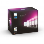 PHILIPS Hue White & Color Ambiance - Kit de d&eacute;marrage E27 x3 et t&eacute;l&eacute;commande Hue
