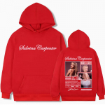 Sabrina Carpenter Short N' Sweet Tour Kahepoolse tr&uuml;kiga topid Meeste Naiste riided Harajuku Mood Esteetiline Hip Hop Huppar S