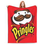 Pringles Kr&otilde;psud Fliisist Tekk Kartulikr&otilde;psude Tekid Voodi Diivani jaoks Super Pehme Tekk 40x50in