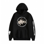 Vabaajaline Unisex kapuutsiga dressipluus Billie Eilish Pullover Hoodie meestele naistele L must