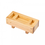 Riisivormikast Puidust Sushi pressvorm Ristk&uuml;likukujuline Kaasaskantav Tuhandekihiline Sushi vorm Lame pressriisi vorm Sushi valmistamine