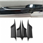 For BMW 7 Series F01/F02 2009 - 2015 730 740 750 760 Car Styling Interior Door Handle Pull Protective Quick tall Cover Trim Front Matt Black