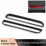 Carbon Fiber Rear Fog Light lamp Frame Panel Cover Trim for Dodge Challenger 15+