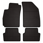 Dywaniki samochodowe gumowe do: Chevrolet Aveo II T300 hatchback, sedan (2011-2016) - czarne, dopasowane