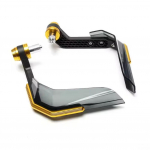 Motorcycle Hand Guards with Windshield Protection CNC Machined Aluminum Alloy for Compatible Fit on Most Models BWQ-024-Golden