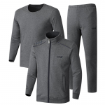 Meeste 3-osaline puuvillane spordir&otilde;ivaste &uuml;likond Fitness Mugav spordidress Sport jooksukomplektid L -5xl XXXXXL hall