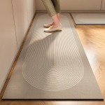 R&auml;nihappemuda Vaip Imav Kiiresti Kuivav Pikk K&ouml;&ouml;gi Libisemisvastane, Mustuse- ja Kulumiskindel Matt Kodu Kaunistus 2pc 40x60 40x120cm