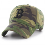 Casquette r&eacute;glable - 47 Brand - Boston Red Sox - Camo bois - 100% coton - Style d&eacute;contract&eacute;