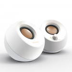 Creative Pebble Valged PC K&otilde;larid Tooteauhind 2024 Heli Sisend Pin Pistik USB Toite&uuml;hendus Bassik&otilde;larid Passiivne Tippv&otilde;imsus Koguv&otilde;imsus RMS