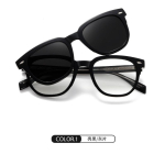 Meeste Luksuslik Magnetiline Klipiga P&auml;ikeseprillid Sinise Valguse Vastased UV400 V&auml;litingimustes S&otilde;itmiseks M&uuml;oopia Retseptiprillid Original lens 0 black