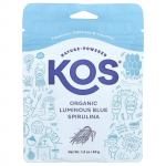 KOS, Orgaaniline helendav sinine spirulina pulber, 1,4 untsi (40 g)