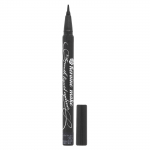 KissMe, kangelanna mark, sile vedel silmapliiats, superhuul, 01 jet black, 0,4 ml (0,014fl oz)