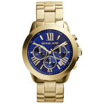 Michael Kors MK5923 Parker Kuldse Tooni Logo Glitz Kvarts Naiste K&auml;ekell kuld