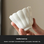 Rohi, tuhk, pits, peamine &uuml;hekordne keraamiline teetass, Kung Fu teekomplekt, teemaitsmise aroomitass, lihtne teetass 50-55ml