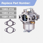 Karburaator 15001-2972 15003-2154 15003-2153 Sobib Kawasaki FC420V 4-taktilisele mootorile