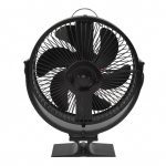 Kaminaventilaatorid Kuumusega J&otilde;ulud 6 Labaga Vaikne Kaitsekatte K&auml;epidemega Puuk&uuml;ttega Kaminaventilaator Varjualuse jaoks Kuumusega J&otilde;ulud Kaminaventilaatorid must