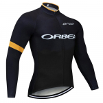 Must ORBEA ORCA Talvine Jalgrattajope Termiline Fliisist Jalgrattas&auml;rgi ja P&uuml;kste Komplekt Meestele Naistele Ropa Ciclismo Team Por Jalgrattariided S
