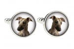 Whippet - cufflinks, a shirt accessory, a shirt pendant from the Art-Dog brand h&otilde;be