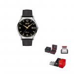 TISSOT Vistada kollektsioon Kvartsmehhanism 30m veekindlus Meeste k&auml;ekell Kell 40mm Must sihverplaat T118.410.16.057.01 Regular Watch Box