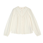 Levis Prantsuse puhvis&auml;rgid Naiste topid 005EI-0004 S white