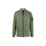 Stone Island S&uuml;gis/Talv 2022 &Uuml;hev&auml;rviline T&otilde;mblukuga Pikkade Varrukate Jakk Meeste Jakk Roheline 771510223-V0058 XL