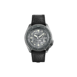 SEIKO SEIKO5 Mehaaniline mehhanism Kunstnahast rihmaga K&auml;ekell Meeste k&auml;ekellad Hall sihverplaat SRPE79K1 Gray Dial Black Strap